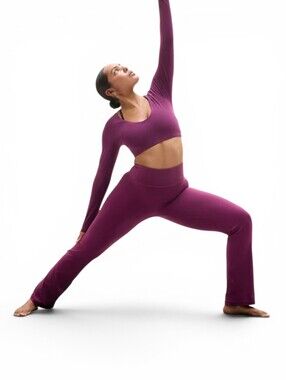 Athleta‎ Elation Ultra High-Rise Straight-Leg Yoga Pants Black